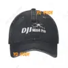 Retro D-DJI Drone Pilot Mini4 Pro Baseball Caps Men Women Distressed Washed Headwear Operator Outdoor Workouts Unstructured Hat 1