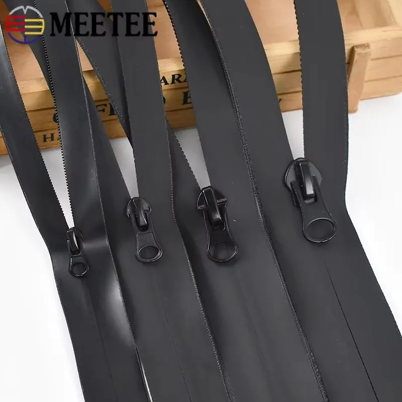 5# TPU Waterproof Zipper Reverse Zip Pull Slider Invisible Nylon Zippers for Sewing Outdoor Jacket Bags Zips Repair Accessories