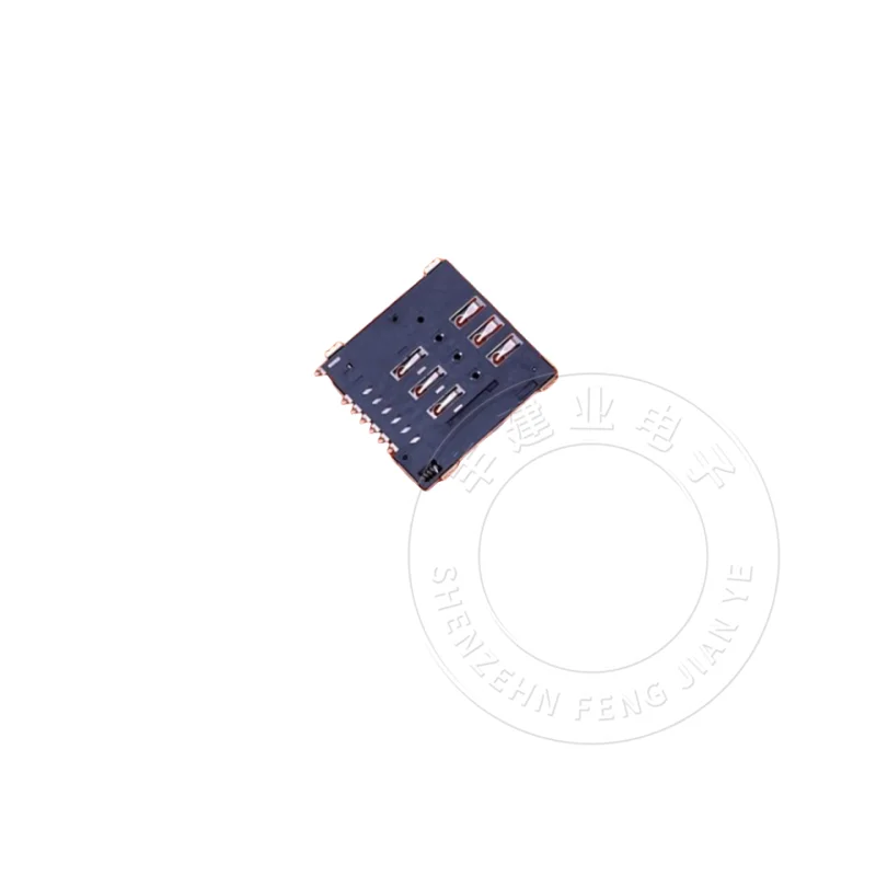Self-Ejecting SIM Card Holder with Anti-Collapse Slot and Integrated Switch
