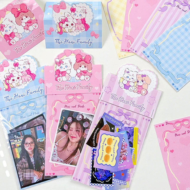 

10 шт., бумажные карточки для печати с маленькими животными