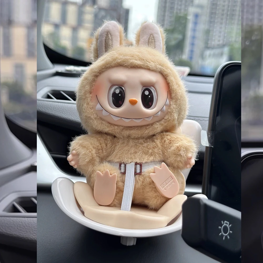 🪑 Labubu Doll Car Safety Seat – Adorable Plush Travel Companion