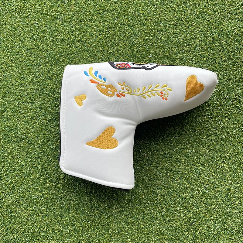 Description Picture 5 of itemMexican skull Golf Club Wood Headcovers Driver Fairway Woods Hybrid Cover Golf club head protective sleeveIceIce skeleton