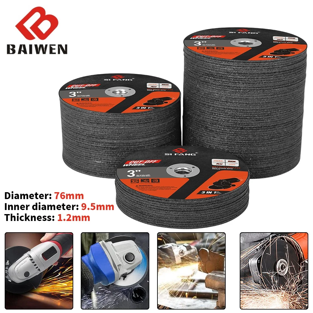 5/10/20/40Pcs 75mm Metal Cutting Disc Mini Angle Grinder Polishing Sheet Grinding Wheel Cut Off Wheels Stainless Steel 3 Inch 5 pcs lot 2 5inch 3 inch 65mm 75mm transparent wheel single silent pulley wear resistant strong load bearing double