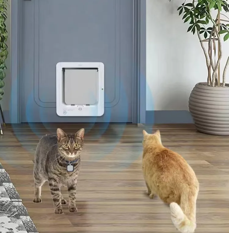Smart Cat Door Microchip Cat Flap Microchip Activated Cat Dog Door For ...
