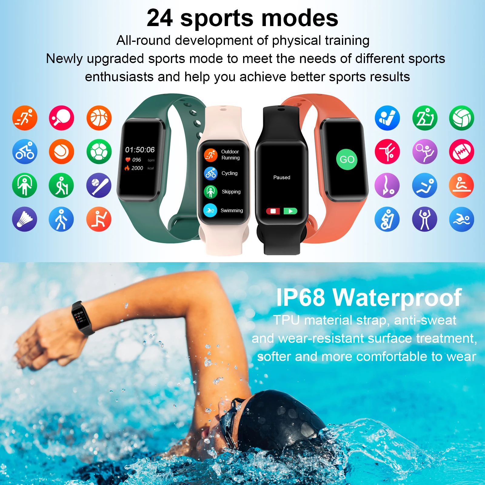 Comprar Blackview R3 - 12 modos deportivos - Con natación