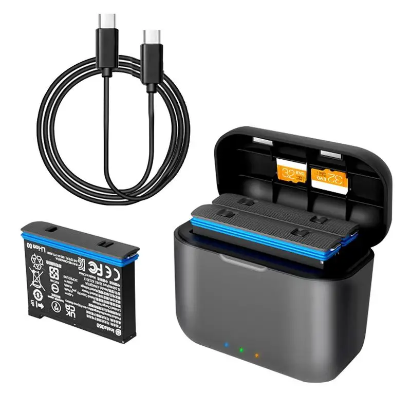 

Зарядная Станция Newe, с кабелем для быстрой зарядки, совместима с Insta 360, экшн-камерой X3