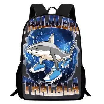 15 in divertente zaino scolastico per bambini BrainRot di età compresa tra 5 e 10 anni, borse da scuola per cartoni animati per ragazzi e ragazze, leggero e durevole Bakpack per bambini 1