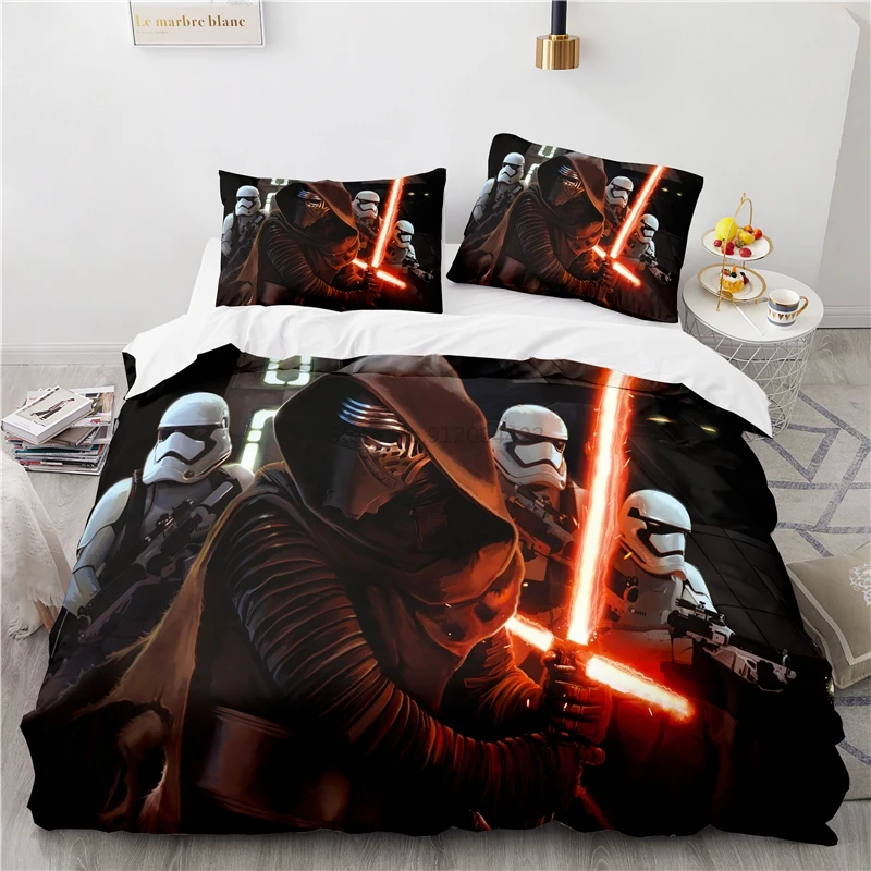 New Star Wars 3d Bedding Set Print Duvet Cover Set with Pillowcase Home Textile Elegant Bedroom Decor Bed Linen Set Dropshipping 