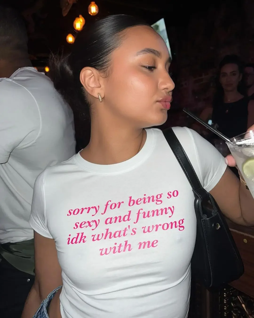 Y2K Letter Print Vintage High Street Aesthetic T-shirt 2000's Crop Top Summer Punk Short Sleeve Clothes Casual Streetwear Tshirt