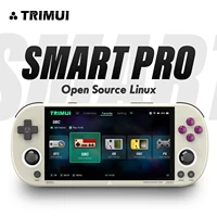 Trimui-consola de juegos portátil Smart Pro, pantalla IPS de 4,96 pulgadas, Joystick del sistema Linux, iluminación RGB, consola de videojuegos Retro, regalo