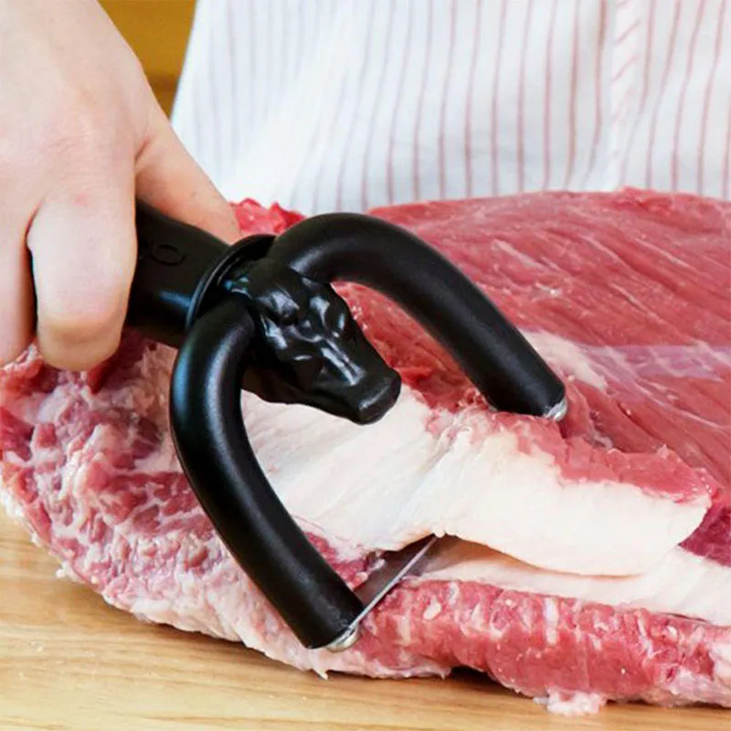 NEW Meat Fat Trimmer Beef Pork Handheld Slicer Clean Beef slicer Kitchen Meat Fat Cooking Barbecue tools Kitchen cooking tools