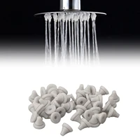Replacement Shower Head Nozzles Universal Compatibility White 7.6*8*0.5 Mm Durable Material For 4mm Opening Size 2