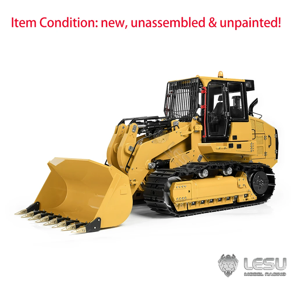 In Stock LESU 973K KIT RC Hydraulic Loaders 1/14 Engineering Machinery Model Metal Remote Control Toy Track Loader Toys TH23764 4
