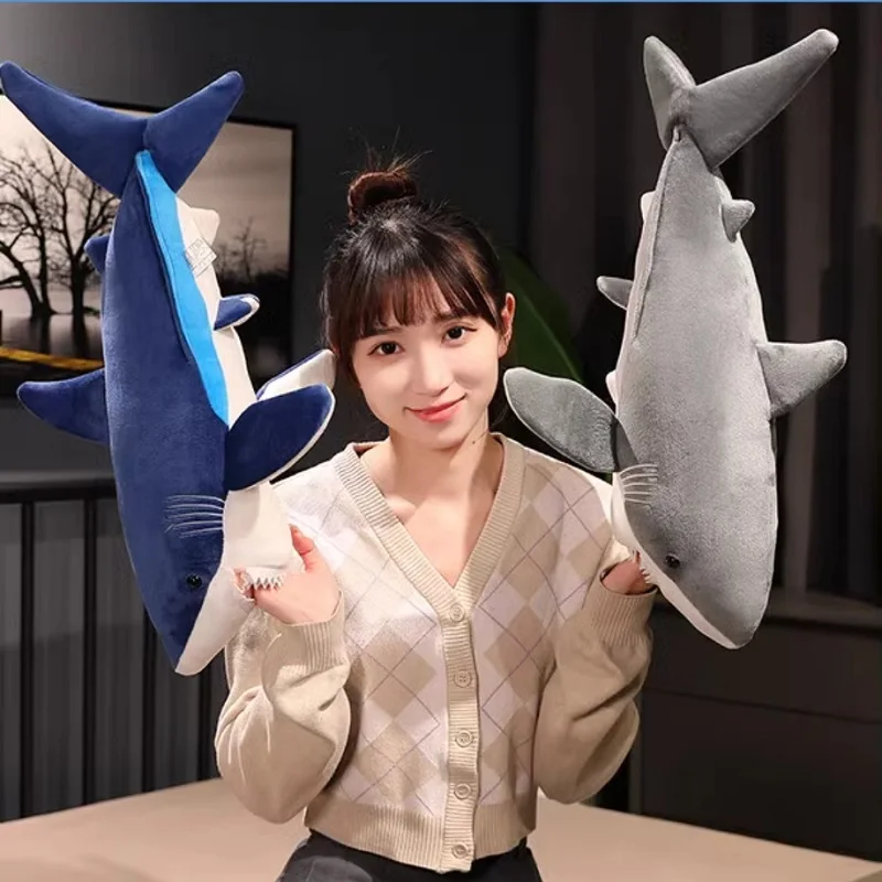 サメ 鮫 寝袋 ぬいぐるみ 新品未使用 ポップ巨大なサメぬいぐるみ寝袋