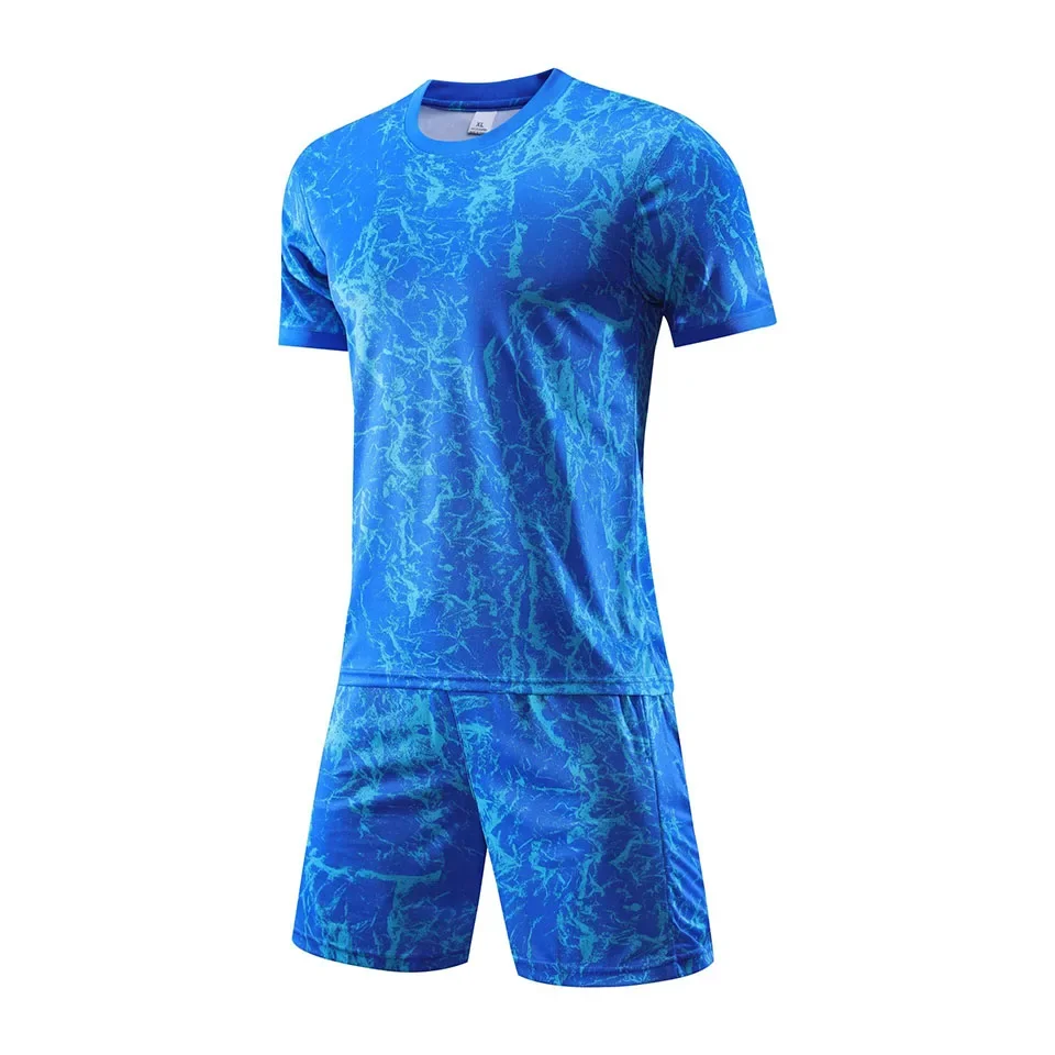 Camuflagem Soccer Jersey Suit para homens, alta qualidade, equipe profissional Club, Match Training, uniforme de futebol, roupas personalizadas