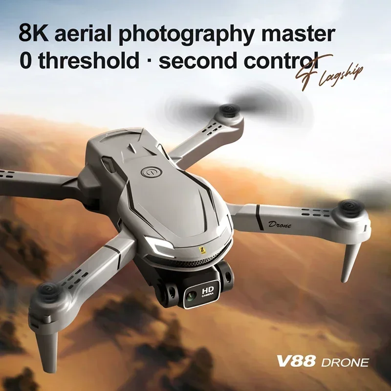 Description Picture 2 of itemMini New V88 Drone 8K 5G GPS Professional HD Aerial Photography Remote Control Aircraft HD Dual Camera Quadcopter Toy UAV