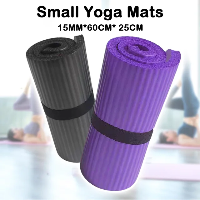 Thick Yoga Knee Pad 15MM Comfortable Non-slip Mat Fitness Gym Home Pilates Workout Support Knees Elbows Floor Protection