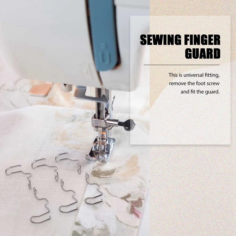 6 Pcs Sewing Machine Finger Guard, Safety Needle Finger Guard Can Prevent The User's Hand From Being Injured