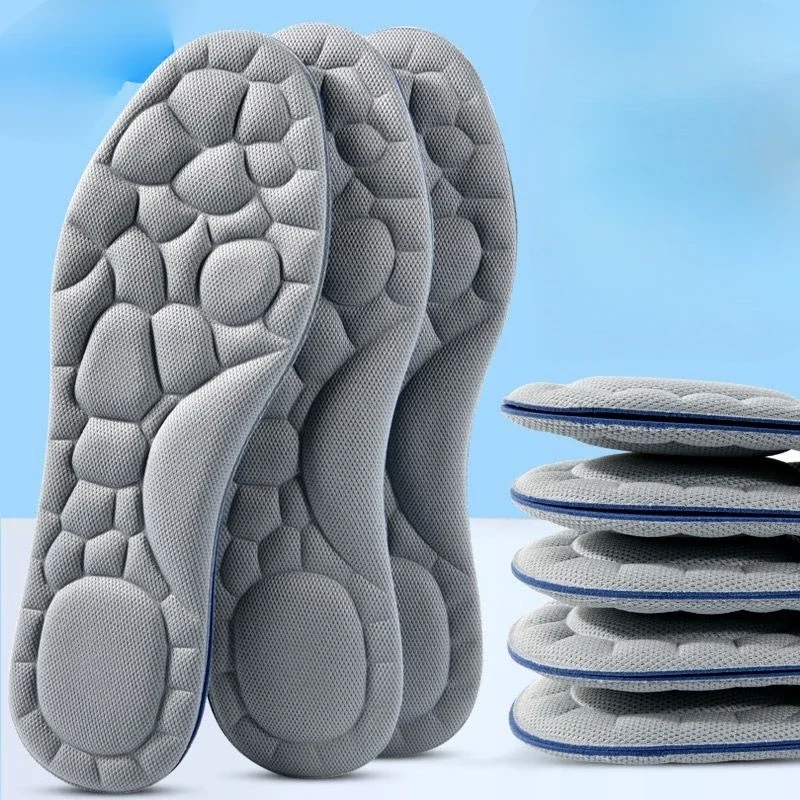 Massage Arch Support Insoles Unisex 5D Soft Sports Shoes Insole Feet Running Baskets Shoe Sole