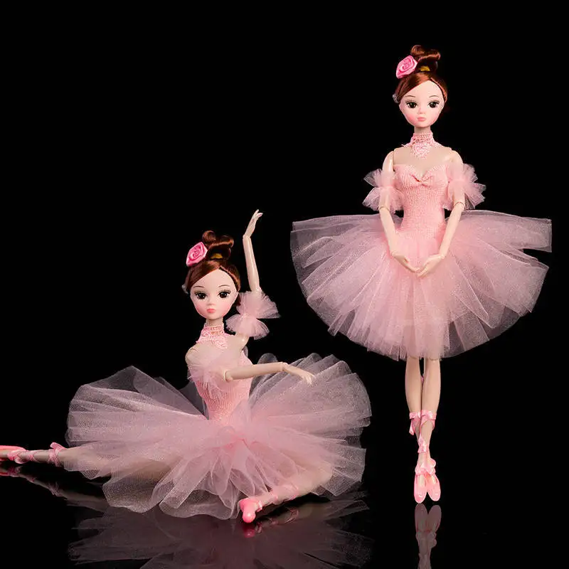 32cm Ballet doll Fashion Girl Dolls Large Original Handmade 1/6 Doll Full Set 11 Jointed Doll Girls Toys Children Kids Gift movable dolls,fashion dolls,humanoid dolls