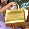 New Solid Color Non-woven Fabric Shopping Bag Reusable Practical Gift Packing Bag Birthday Party Shoe Bag 5