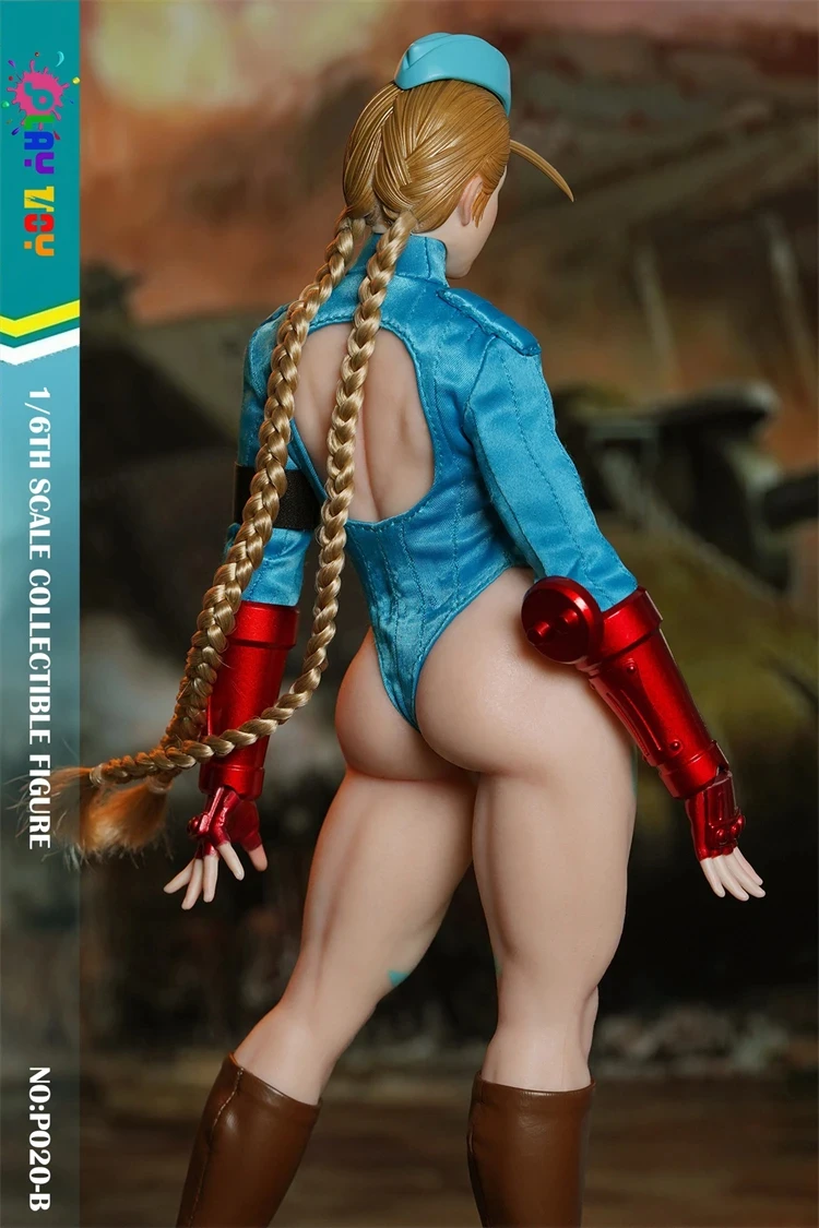 PLAY TOY P020-A　グリーン　キャミィ風　シームレスフィギュア PLAY TOYS 1/6 P020-A FEMALE FIGHTER CAMMY GREEN – One Man's
