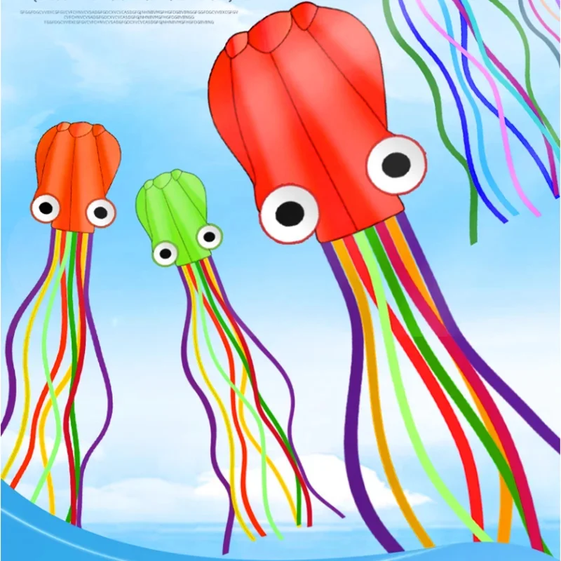 free shipping octopus kites flying toys for children kites factory soft kites windsocks professional paragliding kite surfing