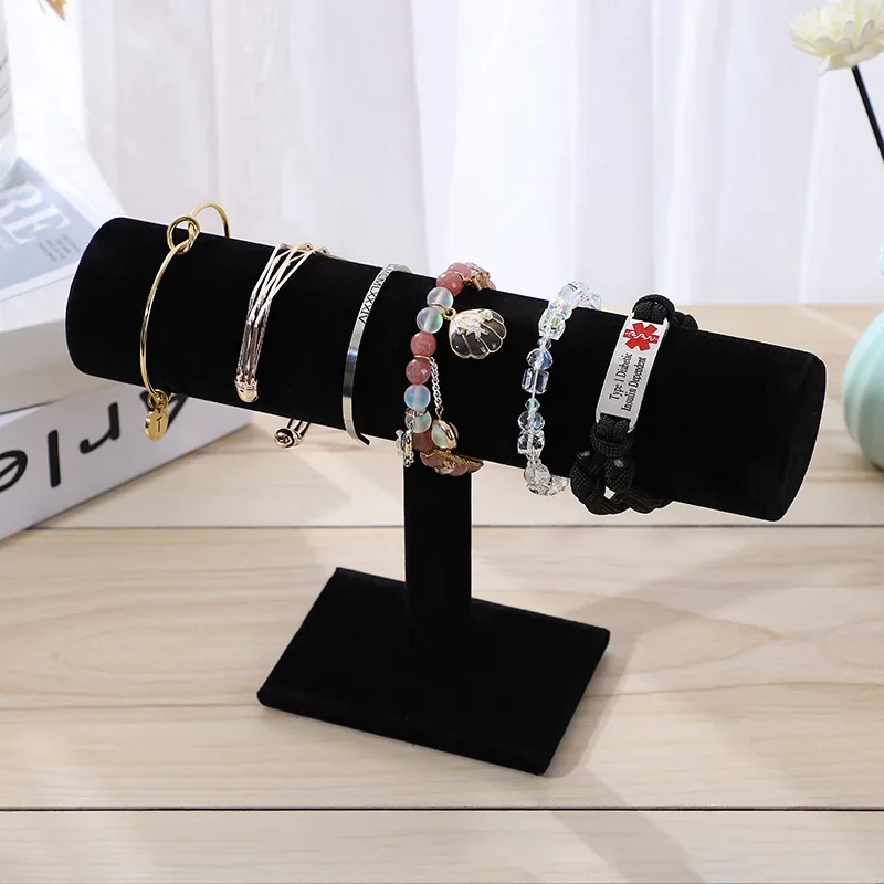 Suede Desktop Counter Jewelry Display Rack