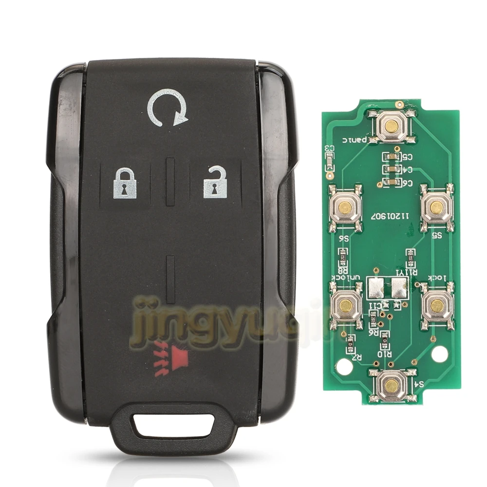 Remote Full Car Key Fob 315/433MHZ Jingyuqin For Chevrolet Colorado Silverado Suburban Tahoe GMC Canyon Sierra Yukon 2014 -