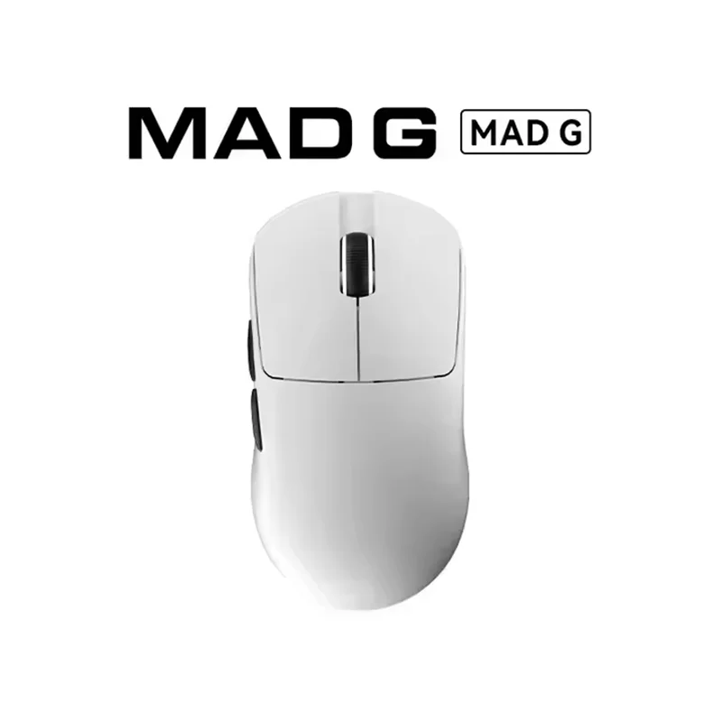 MADLIONS MAD G 무선 마우스 43g 초경량 PAW3395 센서 26000 DPI 프로그래밍 가능 버튼 듀얼 모드 게이밍 마우스