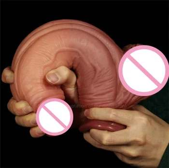 Super Huge Sucker Realistic Dildo Silicone Big Penis Female Sex Toy Adult Vagina G-Spot Stimulator Dildo 18+ Sex Shop For Women 3