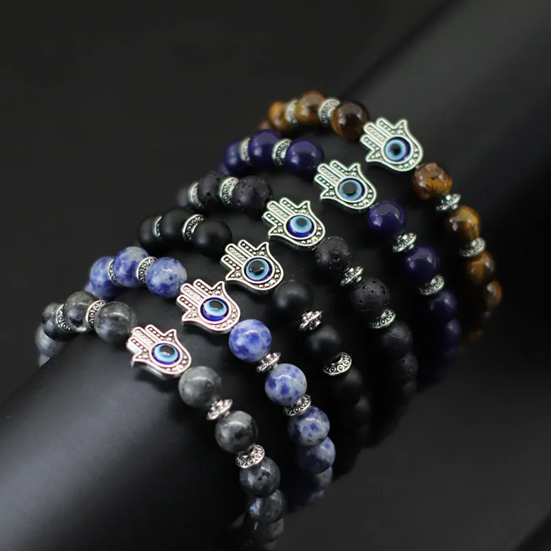 4 Braccialetti Perla Tartaruga di Marmo Nappa Portafortuna Bracciale