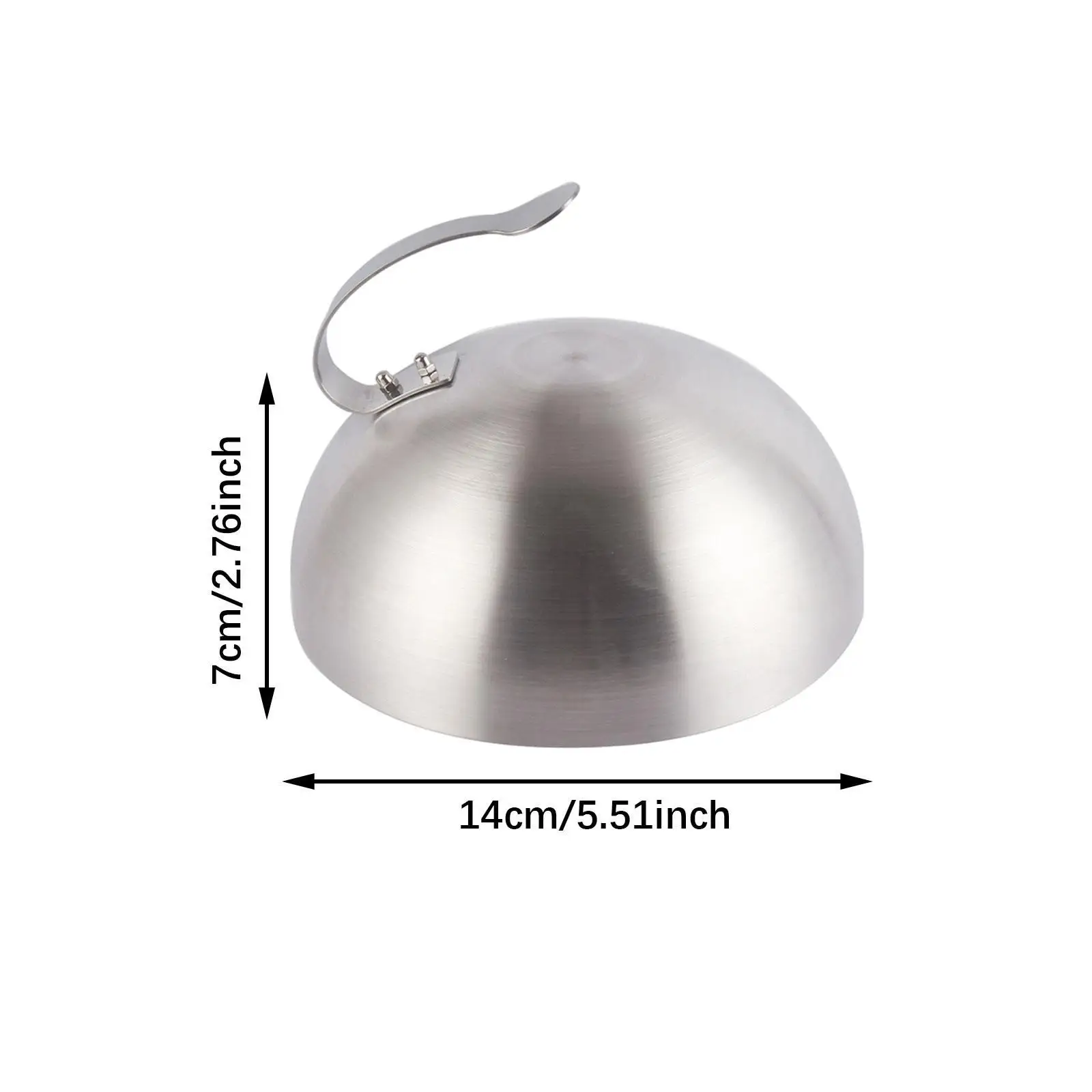 Burger Cover Stainless Steel Grill Accessory Universal Grilling with Handle Heavy Duty Cheese Melting Dome for Kitchen Cooking