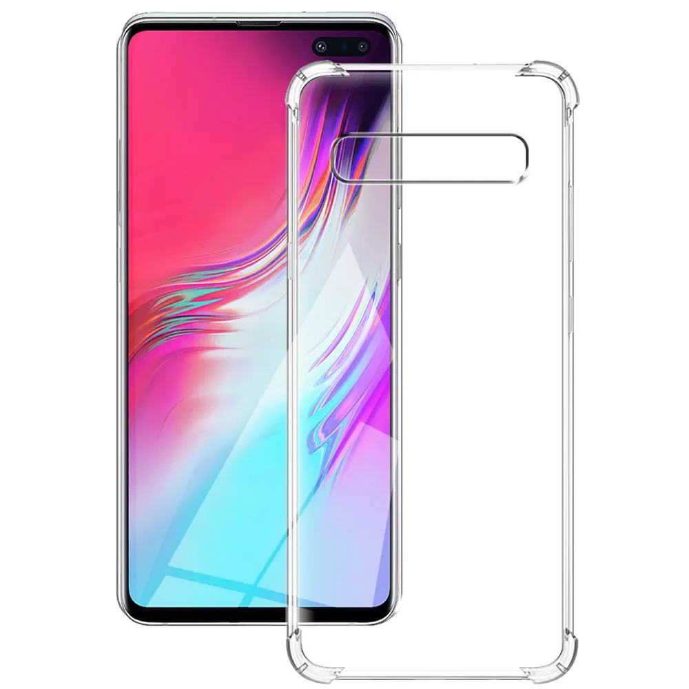 Shockproof Clear TPU Soft Silicone Transparent Airbag Phone Case Cover
