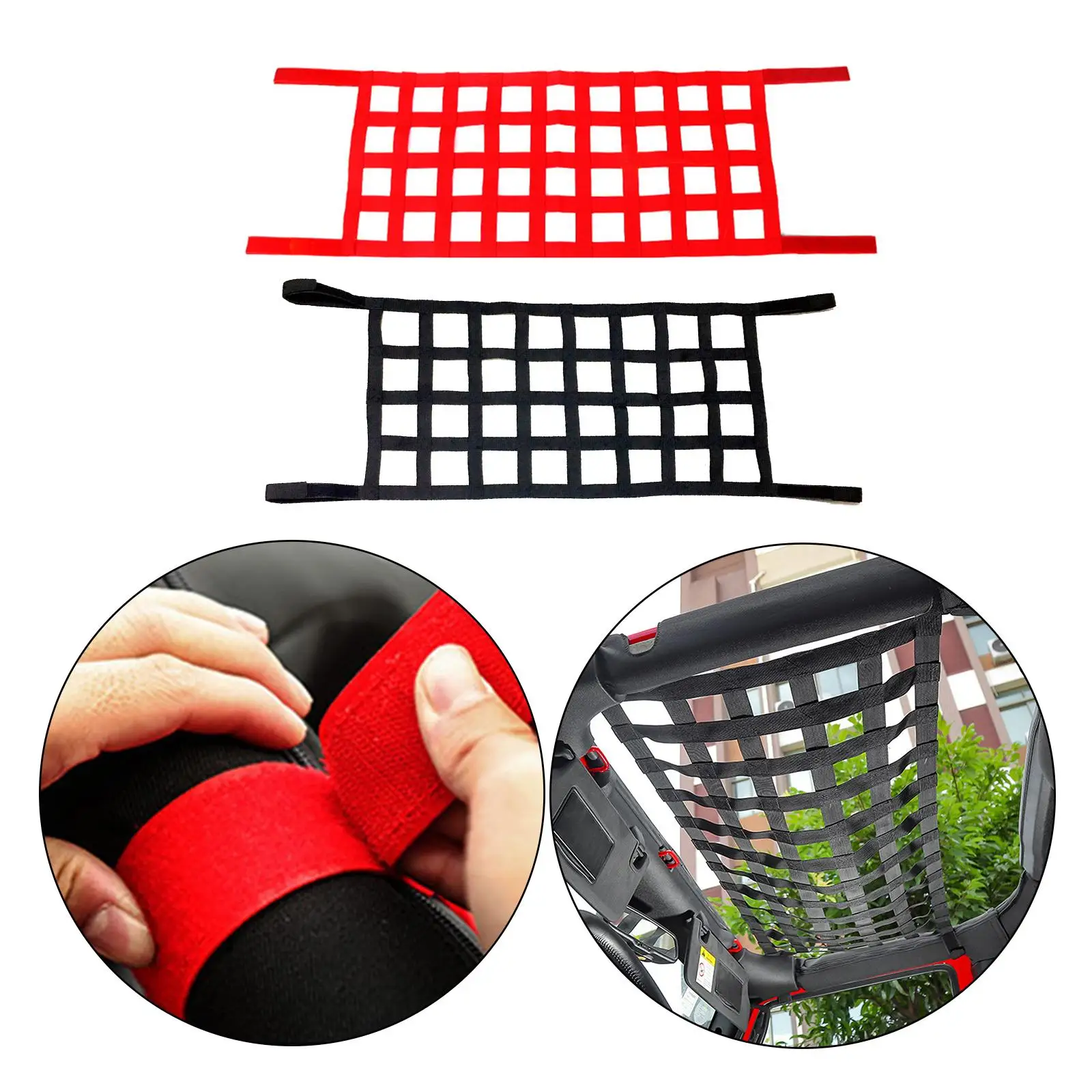 Auto Hammock/ Interior Parts/ Car Accessories/ Multifunction /Organizer Mesh for JL Jlu 1987-2019