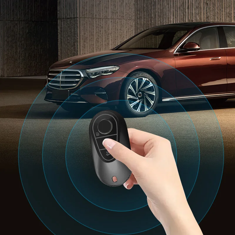 Luxury Car Key Cover & Keychain for Mercedes Benz - Elegant Key Shell Protector