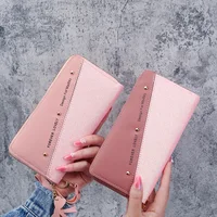 Luxury Long Wallet For Women Patchwork Sequin Clutch Glitter Pu Leather Ladies Phone Bag Card Holder Coin Purse Female Wallets 1