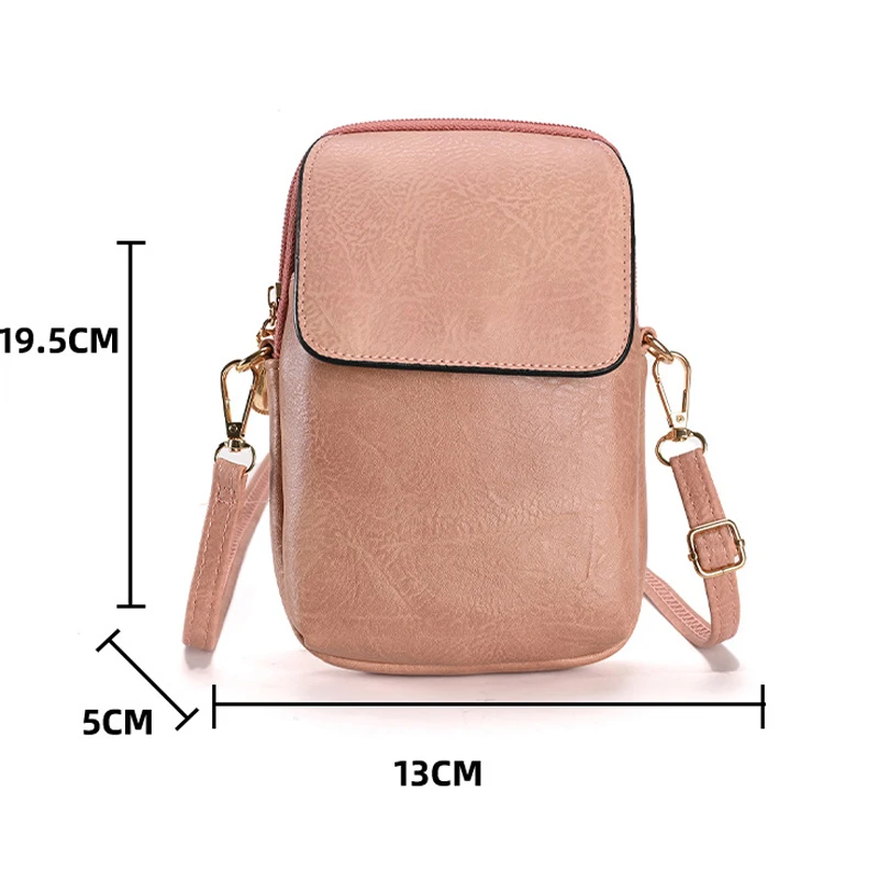 Small Crossbody Bags Cell Phone Purse for Women PU Leather Mini Messenger Shoulder Handbag Bag Drop Shipping