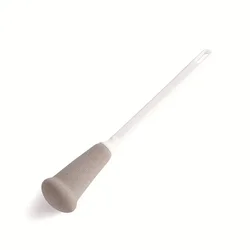 Ergonomic Long Handle Sponge Brush for Efficient Kitchen and Bottle Cleaning (WHITE)