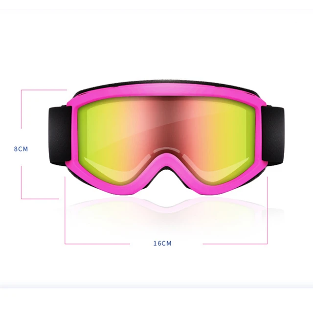  JoJo Siwa Gafas de esquí para niñas y niños pequeños para  deportes de nieve y snowboard (rosa/azul) : Deportes y Actividades al Aire  Libre