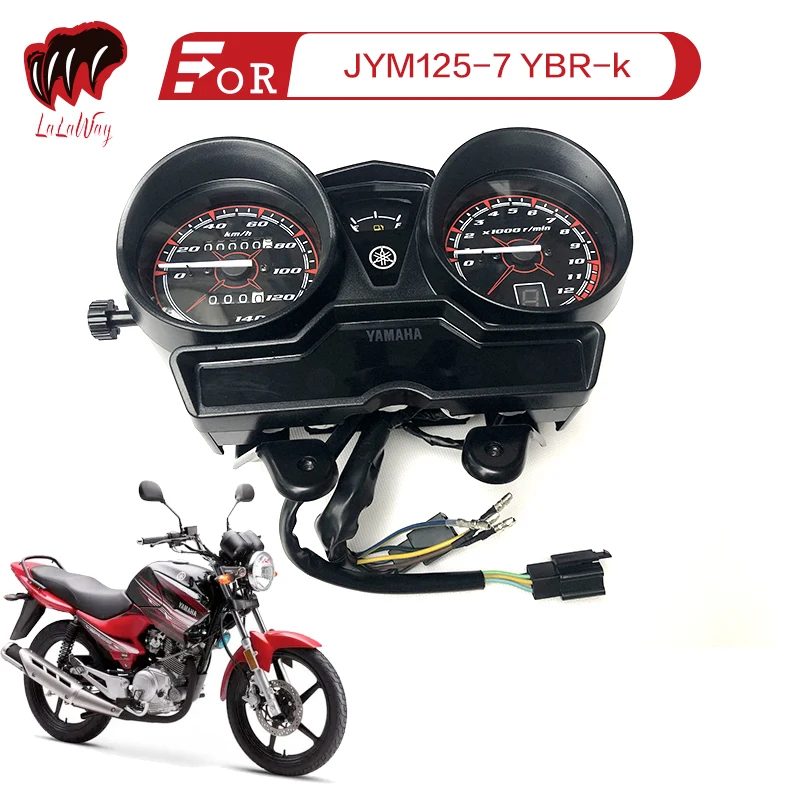 

Для YAMAHA JYM125-7 YBR-k, одометр для мотоцикла, спидометр, датчик сигнала, двойной цифровой дисплей км/ч, сборка инструмента