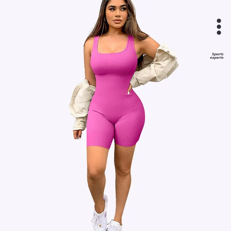 Women's Seamless One-Piece Gym Bodysuit