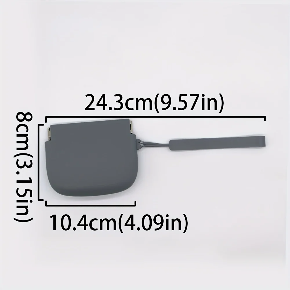 1 Silicone Dog Treat Pouch, Portable Pet Snack Bag - Easy to Clean & Waterproof for Outdoor Training, Pet Walking Essentials