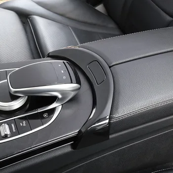 Center Console Armrest Box Button Cover Car Trim For Mercedes Benz W205 C GLC Class 1