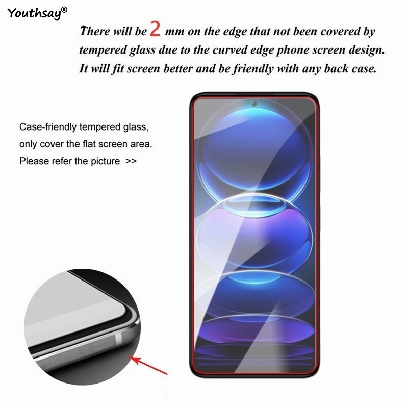 6-in-1 Tempered Glass Screen Protector and Camera Lens Film for Enhanced Phone Protection