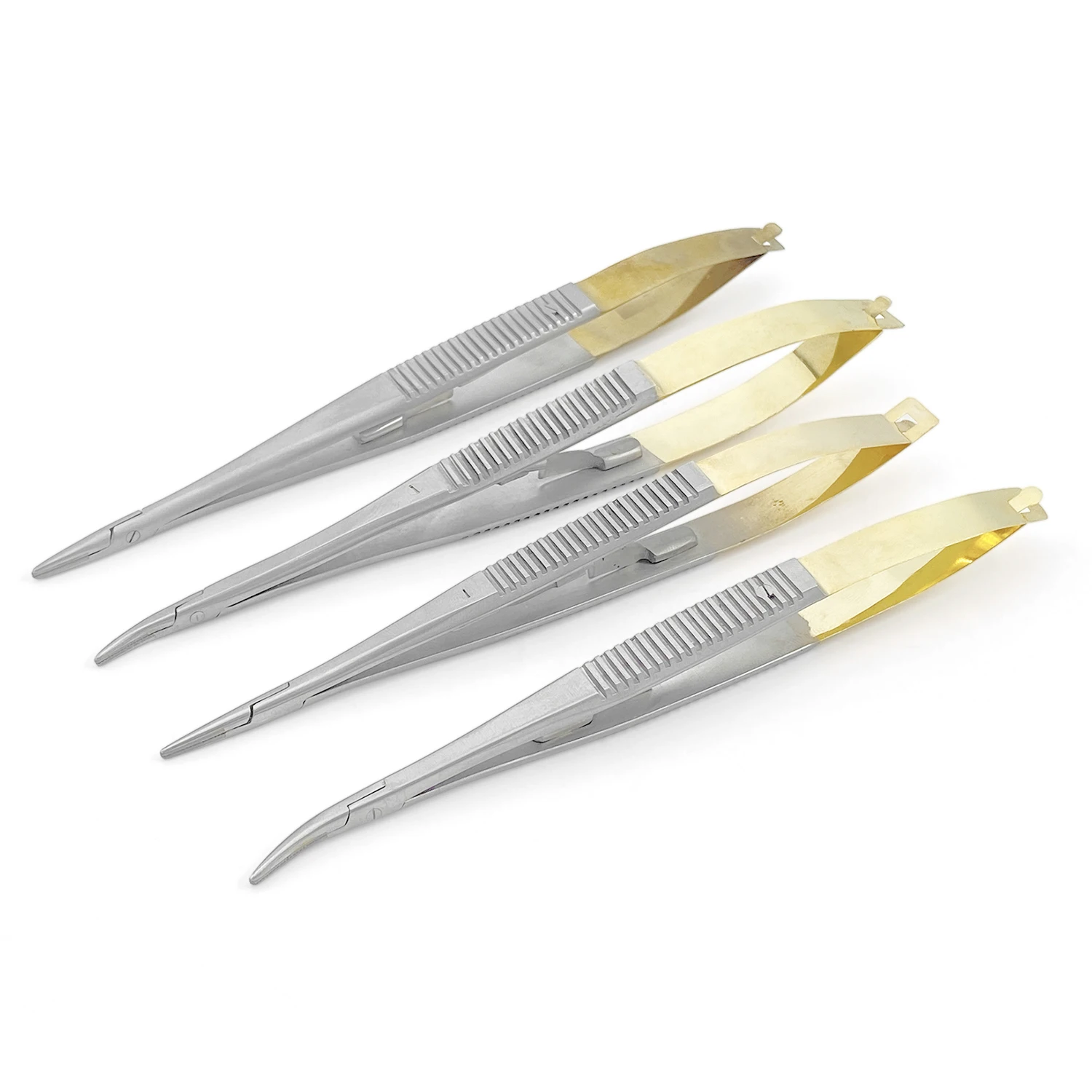 5 Portaghi Aghi Micro Dentali Castroviejo Dritti – Strumento Chirurgico TC, Medspo