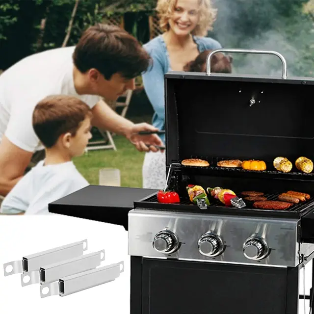 Bbq Alkatrészek Rozsdamentes Acél Gáz Grill Keresztező Csőcsatorna -Égők Cseréje Megfelelő A Charbroil Teljesítményhez - Image 2