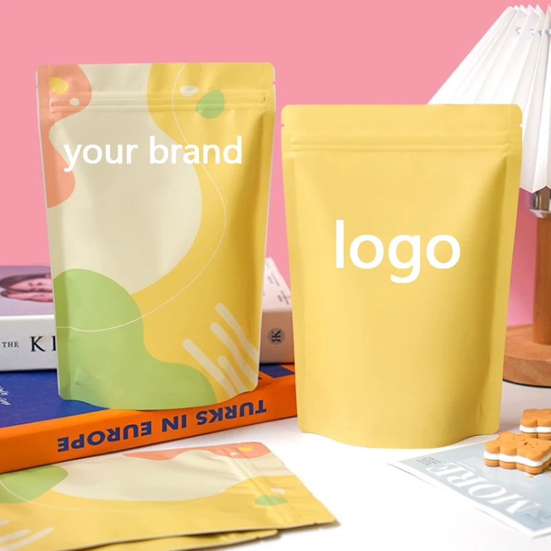 재밀봉 가능한 스탠드 업 알루미늄 호일 지퍼 잠금 가방, 사용자 정의 인쇄 여성 팬티 잠옷 하드웨어 장갑