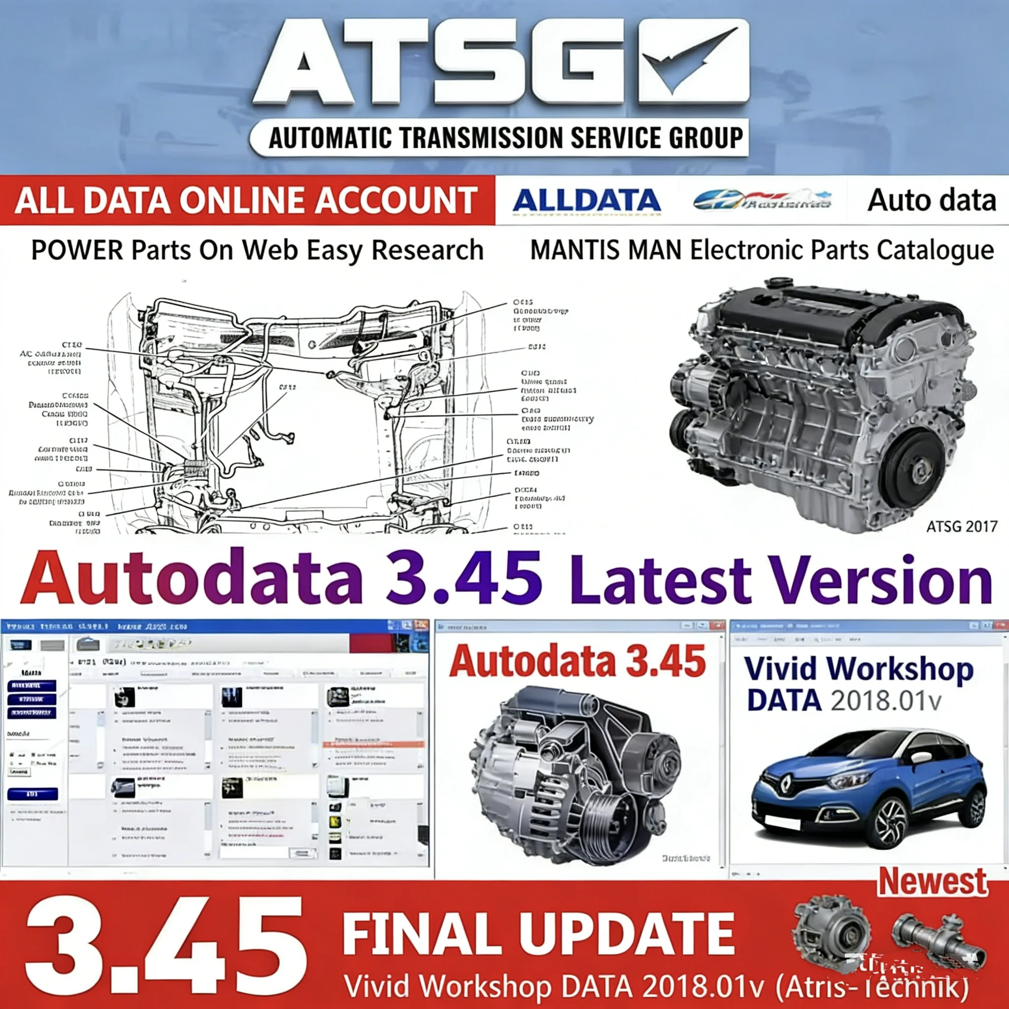 ¡NUEVO EN 2026! Software de Reparación Alldata 10.53, Software ...