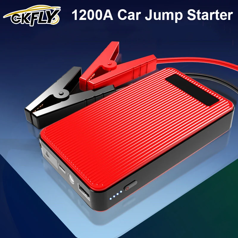 1200A Car Jump Starter Jump Starter Car Battery Charger Portable Battery Charger Portable Car Battery Booster Charger Booster Power Bank 12V Starting Device